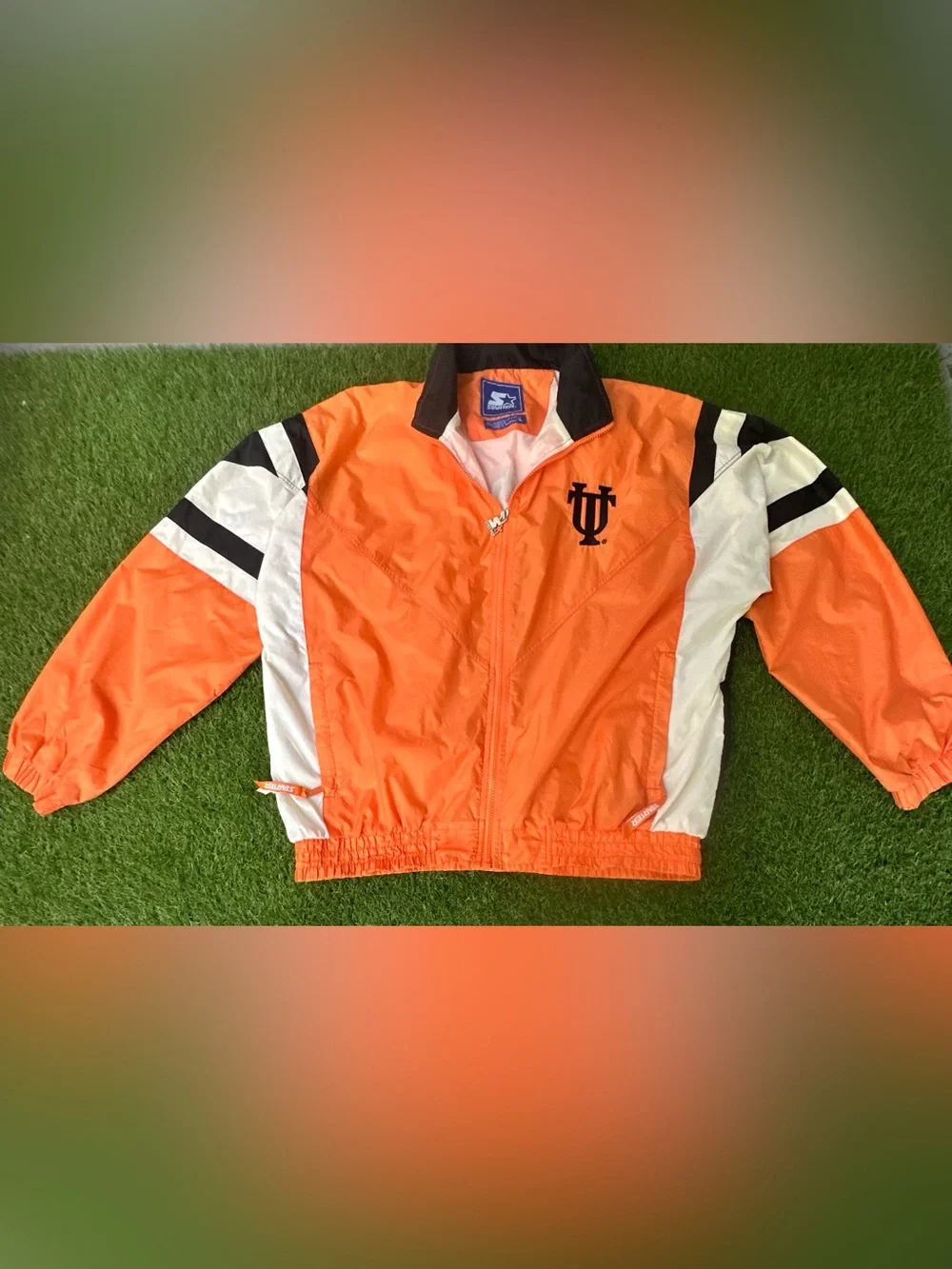 Vintage Starter Tennessee Volunteers Jacket Orange Full Zip Windbreaker Men’s L